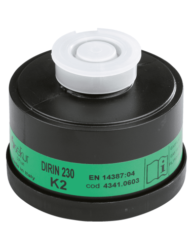 EKASTU DIRIN K2 gasfilter - zwart - schroefdraad sluiting