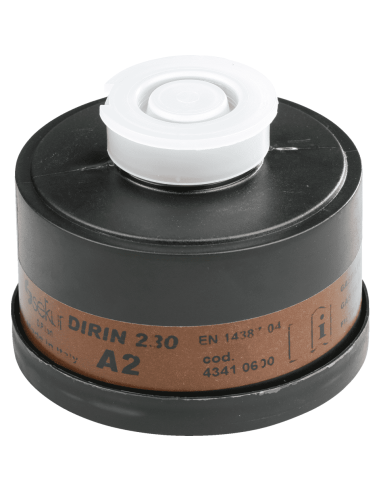 EKASTU A2-P3R D combifilter - schroefdraad sluiting - zwart