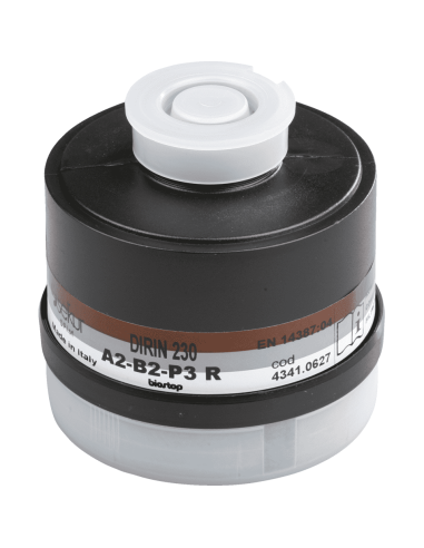 EKASTU A2B2 P3R D combifilter - schroefdraad sluiting - zwart