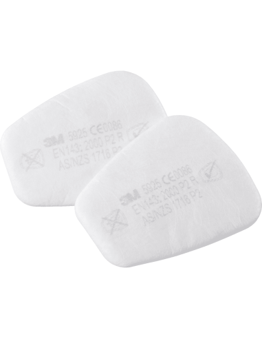 3M 5925 P2 R stoffilter - bajonetsluiting - wit