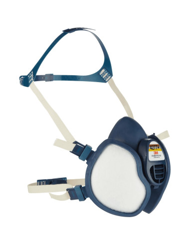 3M 4277 FFABE1P3 RD halfgelaatsmasker - blauw