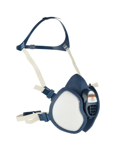 3M 4255 FFA2P3R D halfgelaatsmasker - blauw