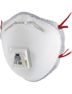 3M 8833 FFP3 stofmasker R D - 10 stuks