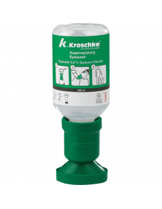 Plum oogspoelfles, 200 ml, groen, Kroschke label