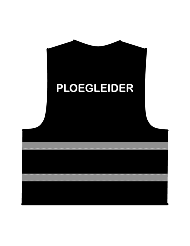 Ploegleider hesje zwart