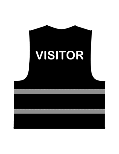 Visitor hesje zwart