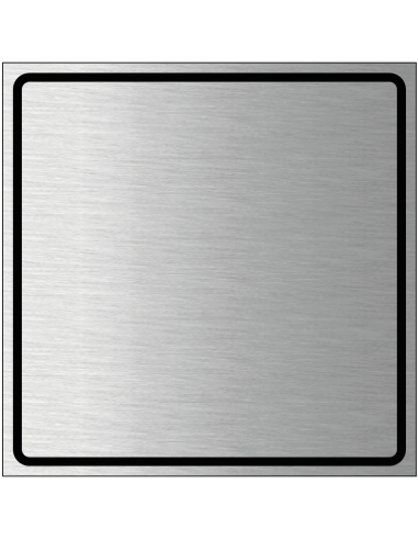 Huisnummer bord naar wens - geborsteld aluminium