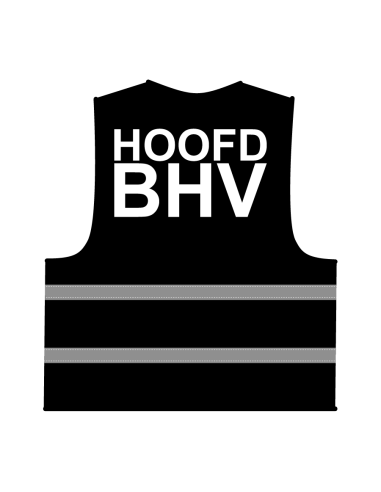 Hoofd BHV hesje blauw