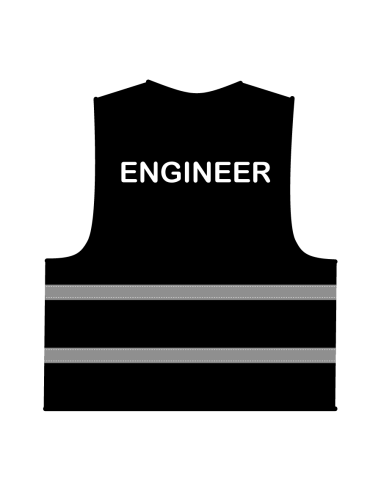 Engineer hesje zwart