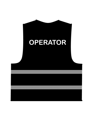 Operator hesje zwart