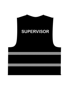 Supervisor hesje zwart