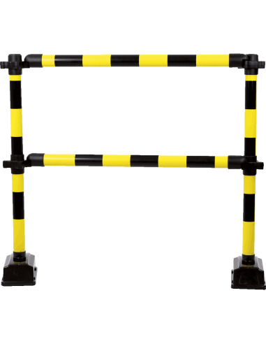 Mobiel veiligheidshek Express - 940 mm - geel zwart