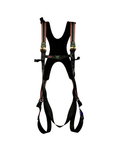 OXXA Etna 4014 harnas 3D, rood zwart