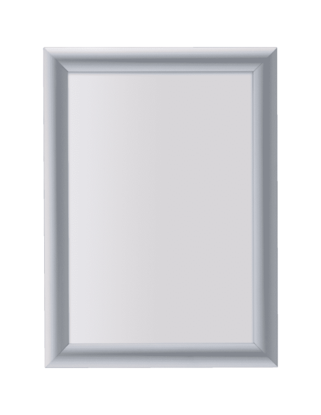 Aluminium kliklijst - 25 mm - spitse hoek - A4 - 297 x 210 mm