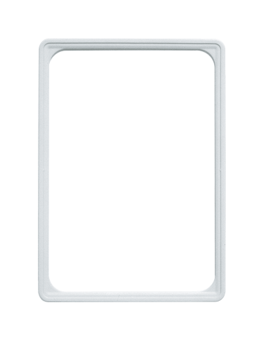 Kunststof wissellijst - wit - ronde hoek