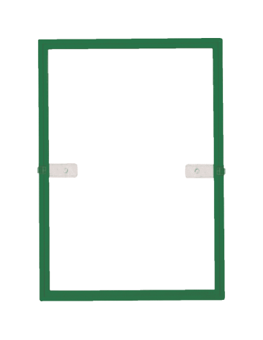 Kunsstof wissellijst - groen - spitse hoek