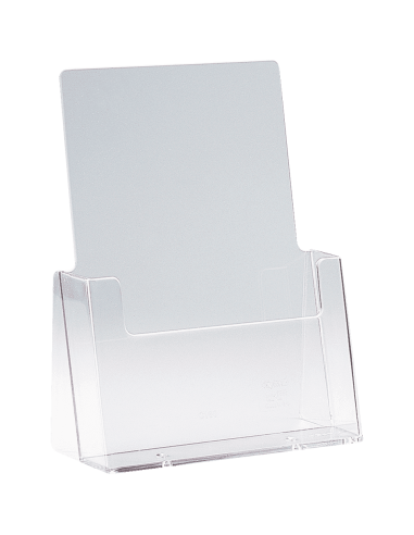 Folderhouder - 1 vak - glashelder