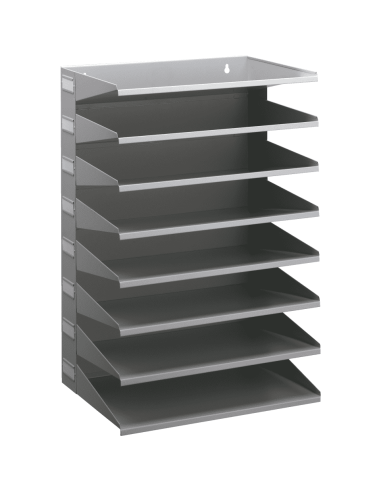 Durable sorteerstation A4 - grijs - 8 vakken