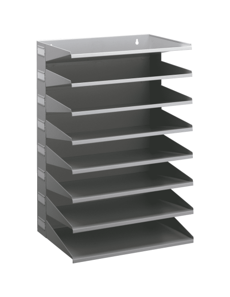 Durable sorteerstation A4 - grijs - 8 vakken