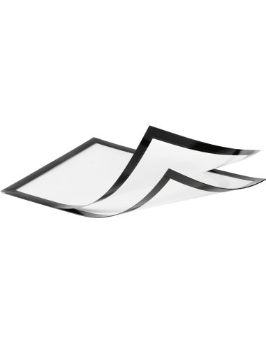 Durable Duraframe Magnetic Plus magneetlijst - zwart - 2 stuks