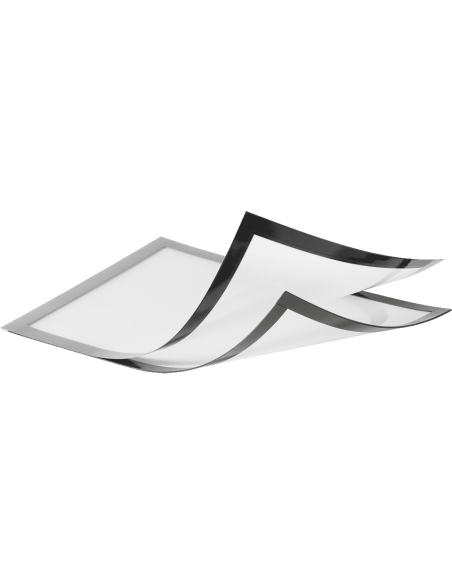 Durable Duraframe Magnetic Plus magneetlijst  - zilver - 2 stuks