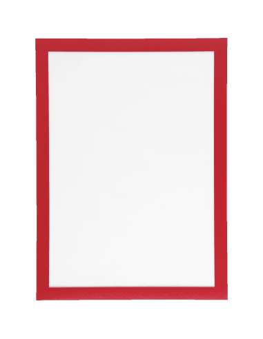 Durable Duraframe Magnetic magneetlijst - rood - 5 stuks