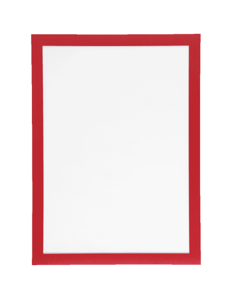 Durable Duraframe Magnetic magneetlijst - rood - 5 stuks