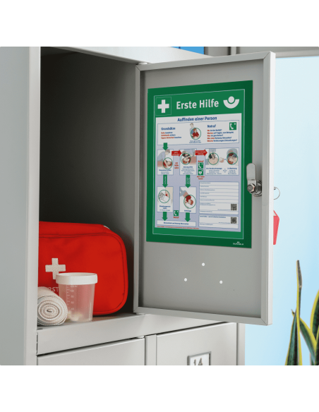 Durable Duraframe Magnetic magneetlijst  - groen - 5 stuks