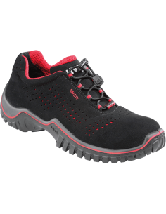 Uvex Motion Style ESD werkschoen - S1 - zwart/rood