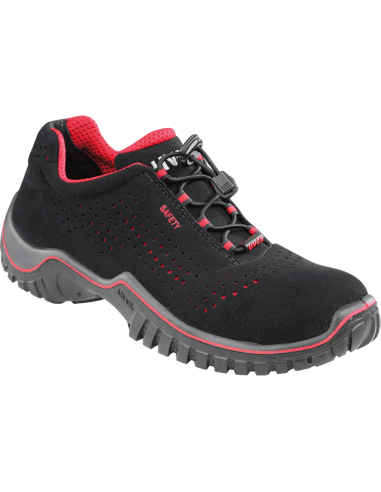 Uvex Motion Style ESD werkschoen - S1 - zwart/rood