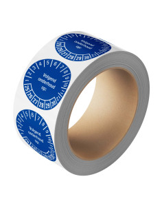 Volgend onderhoud op sticker 25-30 - rol