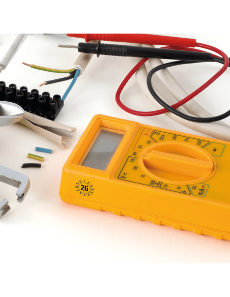 Keuringssticker met jaartal 26 - rol - geel