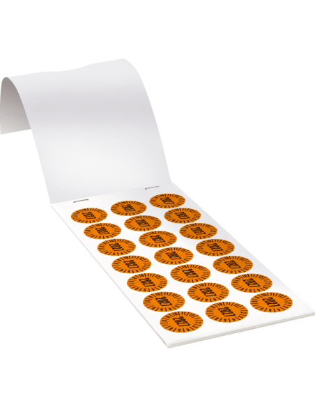 Keuringssticker met heel jaartal, boekje