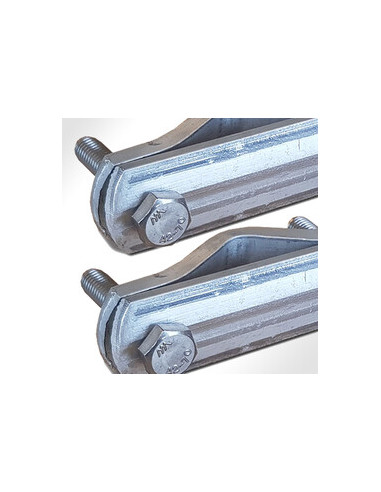 Verkeersbordbeugel voor hekwerken, 2 stuks close up