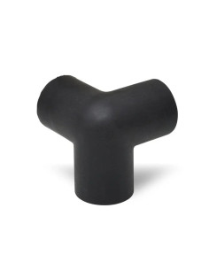 MORION buitenhoek stootrand - driebenig - rond - zelfklevend - zwart 1