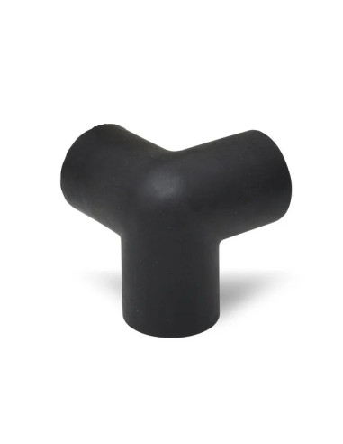 MORION buitenhoek stootrand - driebenig - rond - zelfklevend - zwart 1