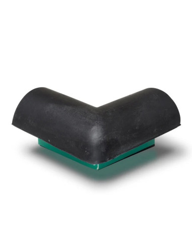 MORION binnenhoek stootrand - tweebenig - rond - zelfklevend - zwart 2