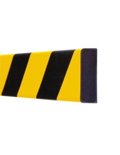 MORION stootrand - 1000 x 60 x 20 mm - geel zwart 1