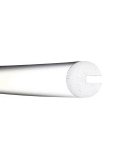 MORION profielstootrand rond - 40 mm - 1000 mm - wit 1