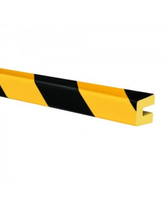 MORION profielstootrand - rechthoek - 25 x 30 mm - geel zwart 1