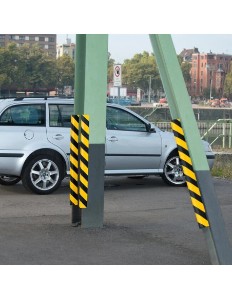 MORION profielstootrand - rechthoek - 25 x 30 mm - geel zwart 2