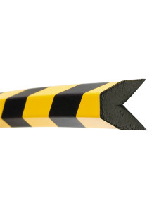 MORION stootrand - trapezium - magnetisch - 1000 mm - geel zwart 2