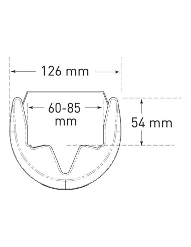 MORION kunststof kolombeschermers - met klittenband sluiting 6