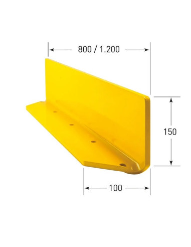 BLACK BULL stalen stootranden - 6 mm 12