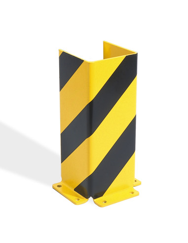 BLACK BULL kolombeschermer - U-profiel - 400 x 160 x 160 mm - 5 mm - zwart geel gecoat 1