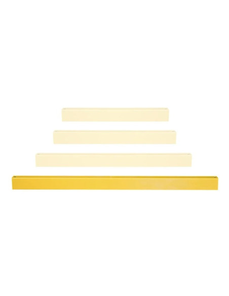 BLACK BULL magazijn railing en vangrail HYBRID - dwarsbalken - geel 5