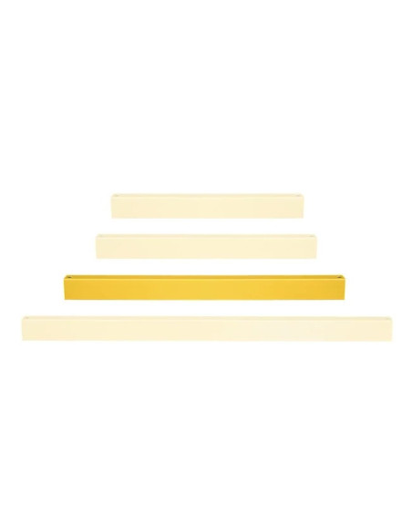 BLACK BULL magazijn railing en vangrail HYBRID - dwarsbalken - geel 4