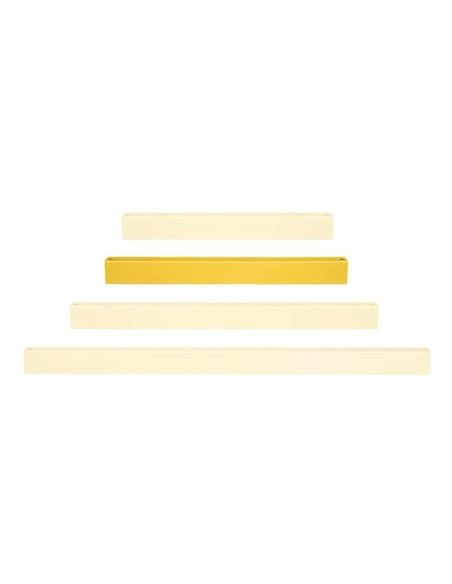 BLACK BULL magazijn railing en vangrail HYBRID - dwarsbalken - geel 3