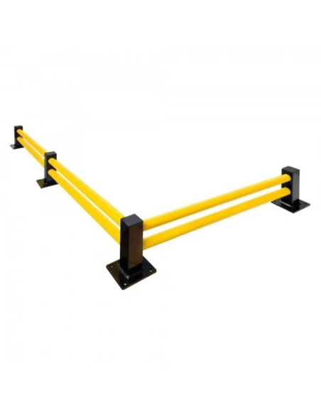 BLACK BULL vangrail ECO - middenpaal - zwart gecoat 2