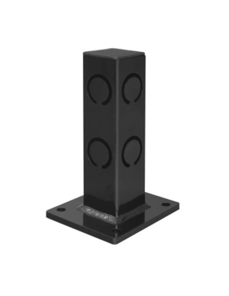 BLACK BULL vangrail ECO - hoekpaal - zwart gecoat 1